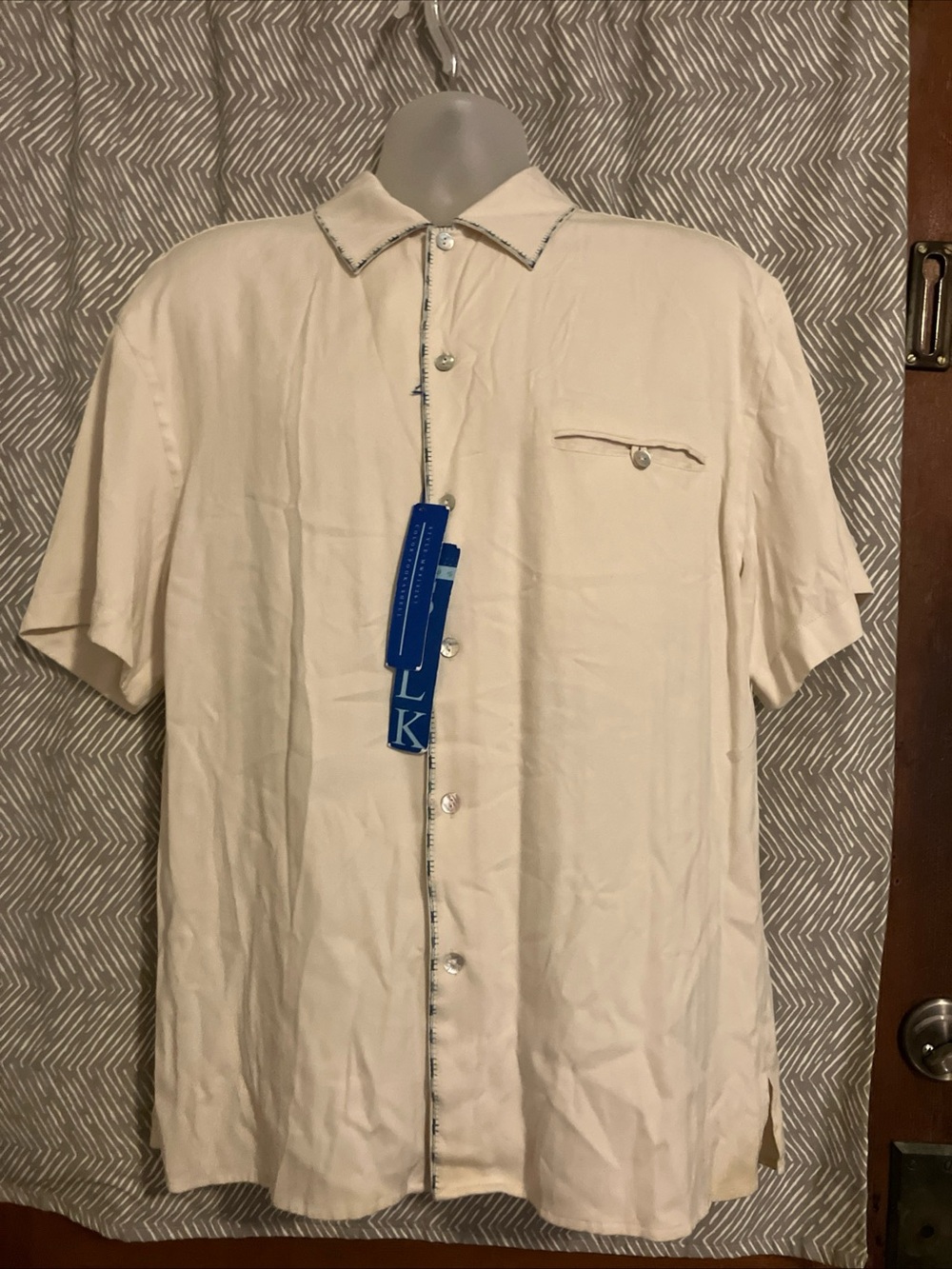 michael brandon silk shirt nwt size m